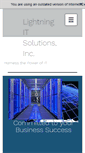 Mobile Screenshot of lightningitsolutions.com